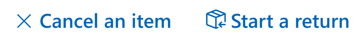 Cancel return modal wireframe